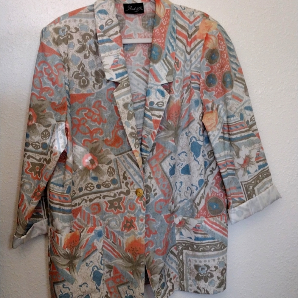 Vintage Radcliff Retro Floral Jacket